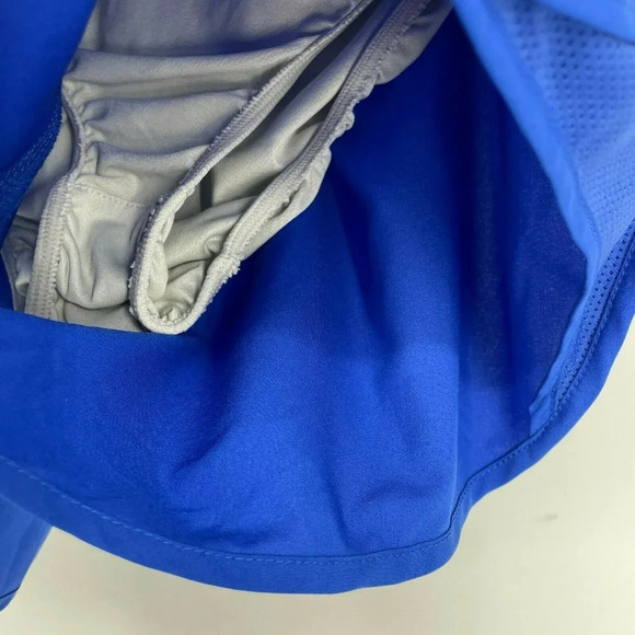 Nike Shorts Women's XS Blue Dri Fit Tempo Elastic Waistband Mesh Side Drawstring - Picture 4 of 7